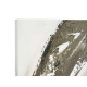 PAINTED CANVAS GREY BLUE WAVE 60X80CM ASSORT 2