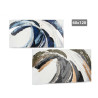 LIENZO PINTADO OLA GRIS AZUL 60X120CM SURT 2