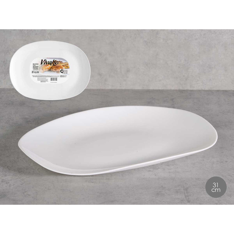 TRAVESSA RECTANGULAR EM OPAL 31CM