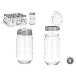 BARATTOLO TAPPO 1L GRIGIO