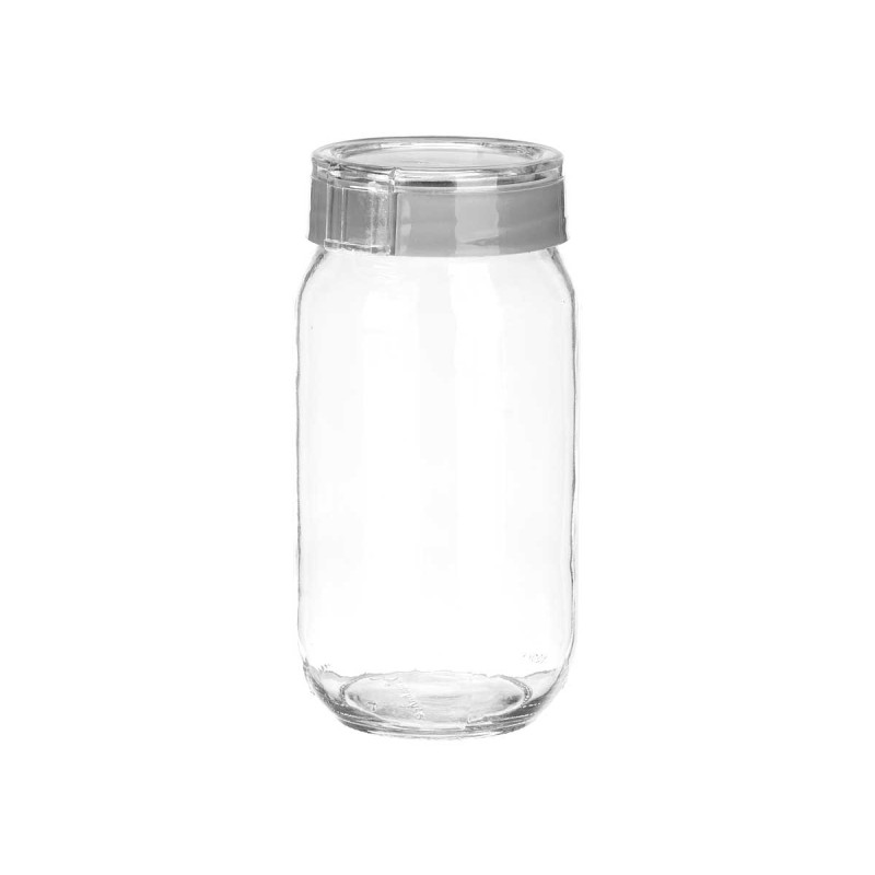 POT AVEC COUVERCLE 1L GRIS