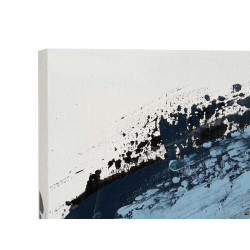PAINTED CANVAS GREY BLUE WAVE 60X160CM ASSORT 2
