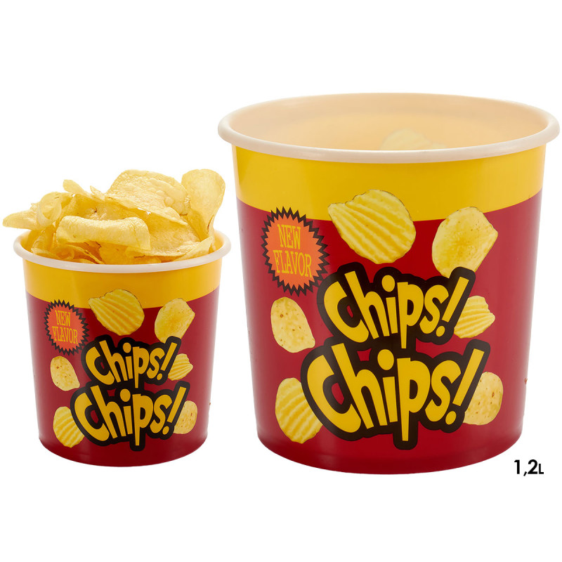 SEAU À CHIPS 1,2L