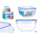 CAIXA QUADRADA TAMPA AZUL 1500ML