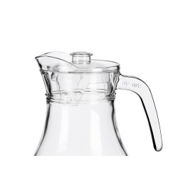 CARAFE VERRE COUVERCLE TRANSPARENT 1,8LT