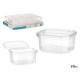 RECIPIENTE PLÁSTICO RECTANGULAR 370ML 