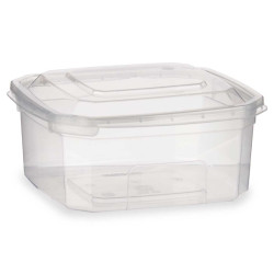 500ML RECTANGULAR PLASTIC LUNCH BOX