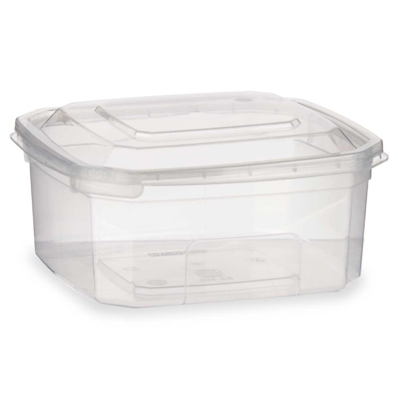 500ML RECTANGULAR PLASTIC LUNCH BOX