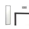 MIROIR CADRE NOIR 30X120M