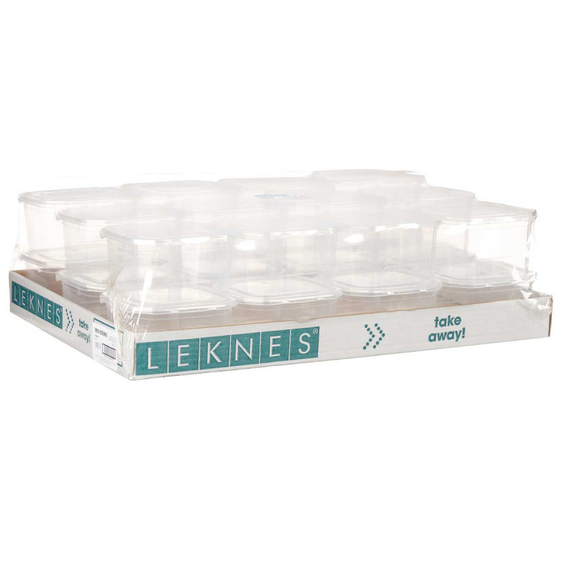 RECIPIENTE PLÁSTICO RECTANGULAR 750ML 