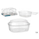 RECIPIENTE PLÁSTICO RECTANGULAR 1500ML 