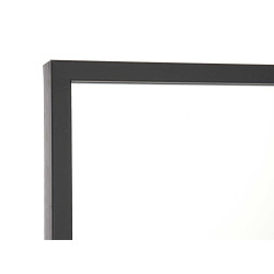 MIROIR CADRE NOIR 30X120M