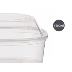 PORTAVIVANDE PLASTICA RETTANGOL 1500ML
