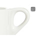SET 6 200ML WHITE PORCELAIN COFFEE CUPS W PLATE 