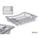 DISH DRAINER LARGE SILVER