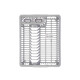 DISH DRAINER LARGE SILVER