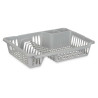 DISH DRAINER SMALL SILVER