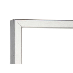 MIROIR CADRE ARGENT 32X122CM