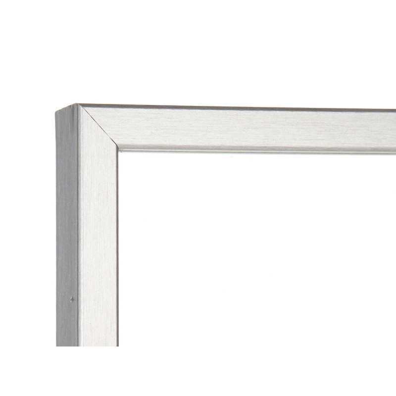 MIRROR SILVER FRAME 32X122CM