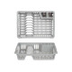 DISH DRAINER SMALL SILVER