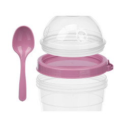 RECIPIENTE PLASTICA CUCCHIAIO 500ML ASS 3 COL