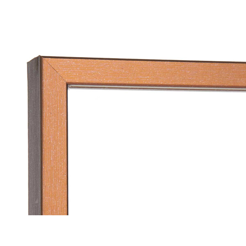 MIRROR BRONZE FRAME 32X122CM