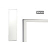 SPECCHIO CORNICE ARGENTO 40X142CM