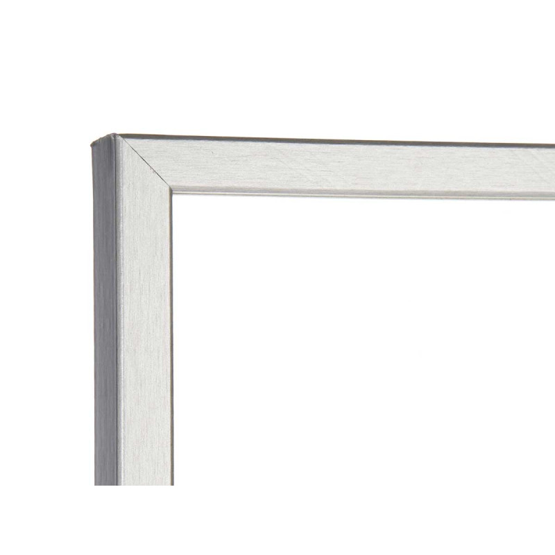 MIRROR SILVER FRAME 40X142CM