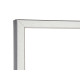 MIRROR SILVER FRAME 40X142CM
