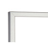 MIRROR SILVER FRAME 40X142CM