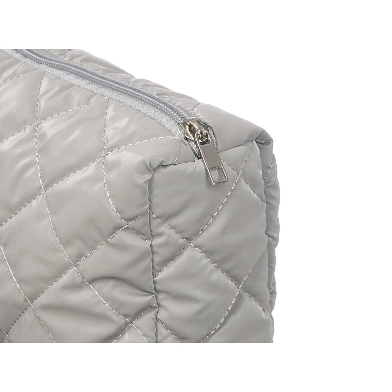 OVAL TOILETRY BAG ASRT 2 COL CREAM GRAY