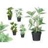 VASO C PLANTA ARTIF MATE BRILHO SORT 4 COR