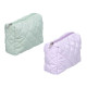 OVAL TOILETRY BAG ASRT 2 COL PURPLE GREEN