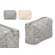 NECESSAIRE RETANGULAR SORT 2 COR CREAM CINZA