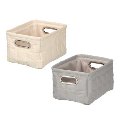 ORGANIZER BASKET ASRT 2 COL CREAM GRAY