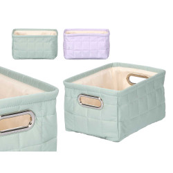 PANIER ORGANISATEUR ASSORTI 2 COUL VIOLET VERT