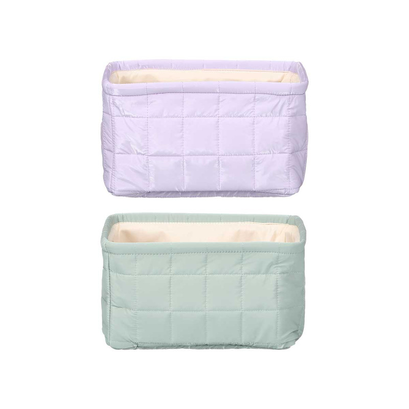 CESTO ORGANIZADOR SORT 2 COR LILAS VERDE