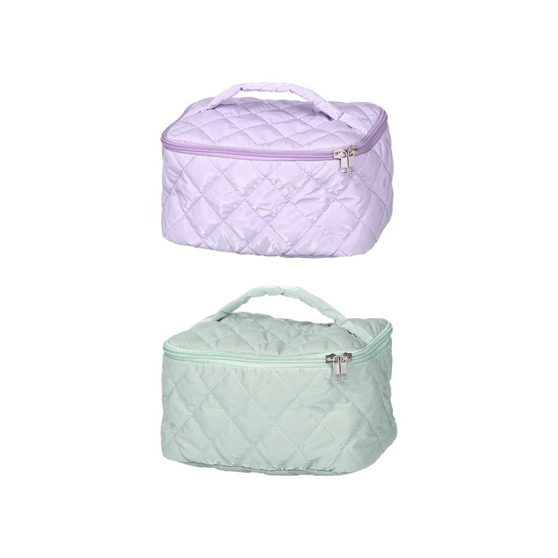 NECESSAIRE ASA SORT 2 COR LILAS VERDE