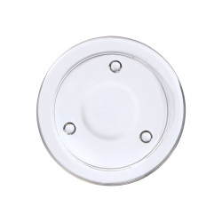 BASE PORTACANDELE VETRO ROTONDO DIAM 11C