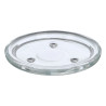 ROUND GLASS CANDLE PLATE DIAM 14 CM