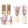 TALL SMALL LAVENDER VASE ASSORTED 2 DESIGNS