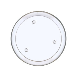 BOUGEOIR GRAND ROND EN VERRE