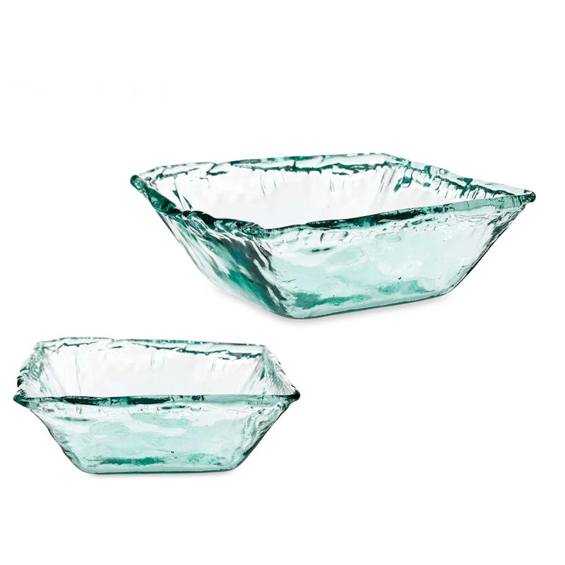 CENTRE DE TABLE VERRE INCA 23CM