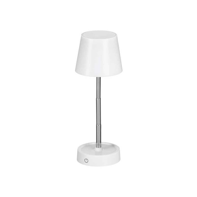 WHITE TELESCOPIC TABLE LAMP