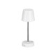 WHITE TELESCOPIC TABLE LAMP
