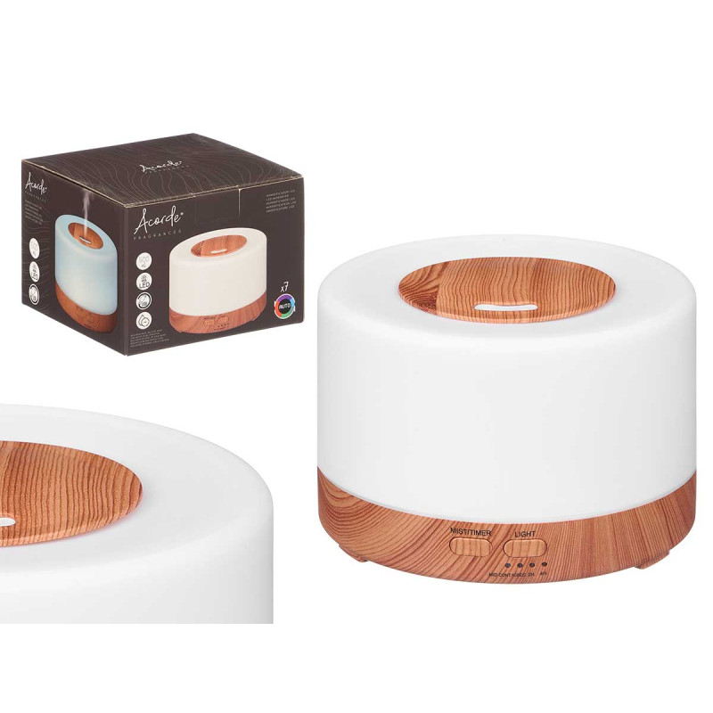 UMIDIFICATORE A LED FINITURA LEGNO 500ML