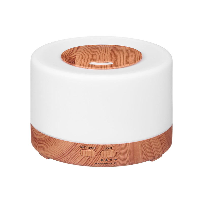 HUMIDIFICATEUR D'AIR A BASE BOIS FINITION LED 500M