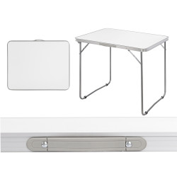 TABLE PLIANTE CAMPING BLANCHE 60X80CM