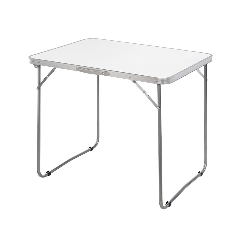WHITE CAMPING FOLDABLE TABLE 60X80CM