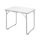 WHITE CAMPING FOLDABLE TABLE 60X80CM
